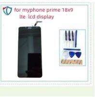 5.5โทรศัพท์มือถือหน้าจอ Lcd สำหรับ Myphone Prime 18X9 Lte Lcds สัมผัสหน้าจอ Lcd กระจกกันรอยดิจิตอลเครื่องมือเซ็นเซอร์เลนส์กาว3M