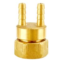 Brass 3/4 quot; BSPP Thread hose barb Water separator Pipe Fitting Thickening Union Joint Water Gas Adapter Coupler Connector