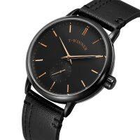 New WINNER Watch Ultra Thin Bussiness Watches Men Luxury Mechanical Wrist Wristwatch Dress Black Leather Male Clock Gift