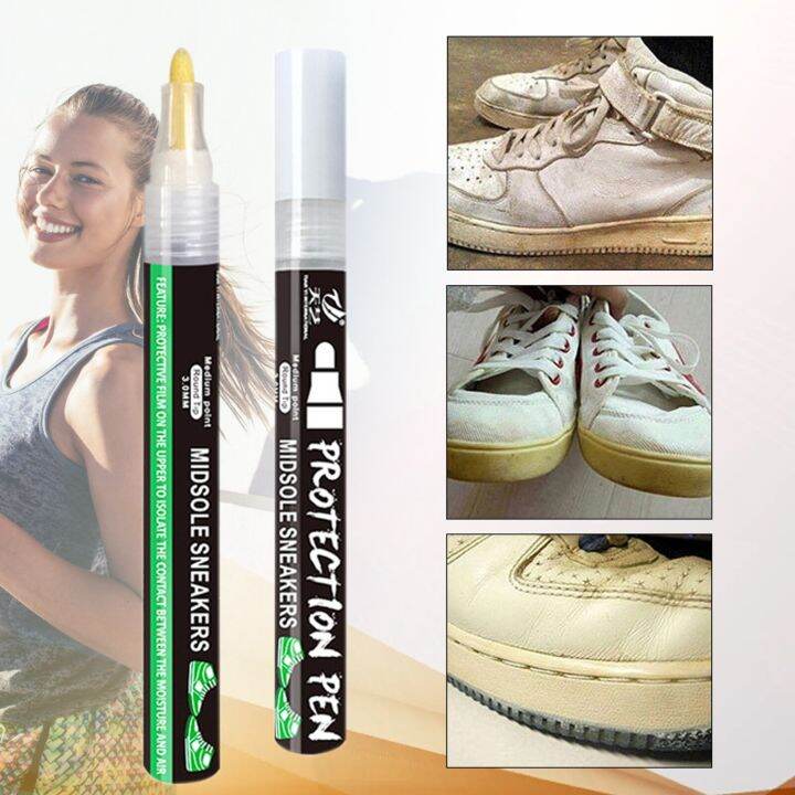 White Trainer Pen White Shoe Polish For Sneakers Effective Midsole