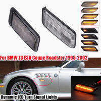 ใหม่สำหรับ BMW Z3 E36 Coupe R Oadster 1995-2000 2001 2002 LED แบบไดนามิกด้านข้างเครื่องหมายตัวบ่งชี้เลี้ยวไฟอุปกรณ์เสริมในรถยนต์