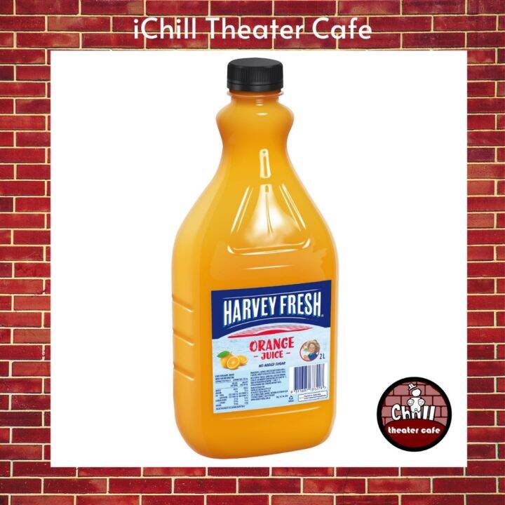 Harvey Fresh Orange Juice 2 Litre/Liter 2000ml Orange Juice Harvey