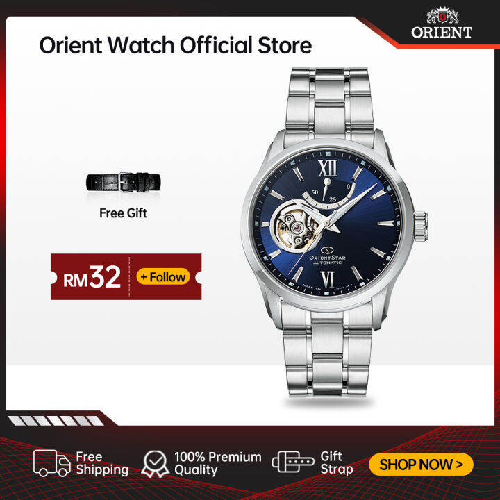 Original Orient Star MECHAN Watch, Japanese Wrist Watch for Men,Semi Skeleton SeeThrough Power