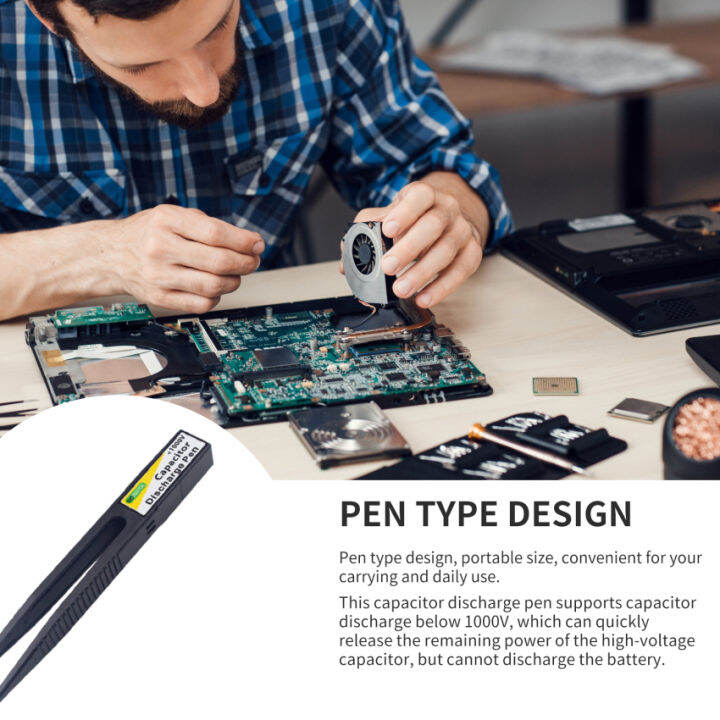 1000V Capacitor Discharge Pen High Voltage Quick Discharge Tool Digital