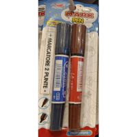 ปากกาเมจิก ปากกาเมจิ เส้นใหญ่ 2 หัว marker pen ปากมาร์คเกอร์ แพ็ค 2 ชิ้น คุณภาพดี คุ้มค่าคุ้มราคา