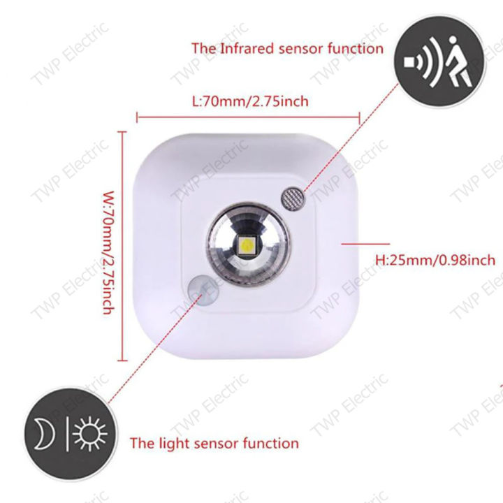 led-แอลอีดีแบบมีเซ็นเซอร์ตรวจจับการเคลื่อนไหว-led-motion-sensor-เปิด-ปิดอัตโนมัติ-ed-sensor-night-light-dual-induction-pir-infrared-motion-sensor-lamp-magnetic-infrared-wall-lamp-cabinet-stairs-light