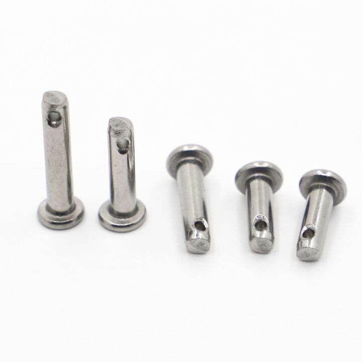 m3-m4-m5-m6-m8-m10-304-stainless-steel-axis-pin-roll-flat-head-cylindrical-pin-with-hole-locating-pins-gb882