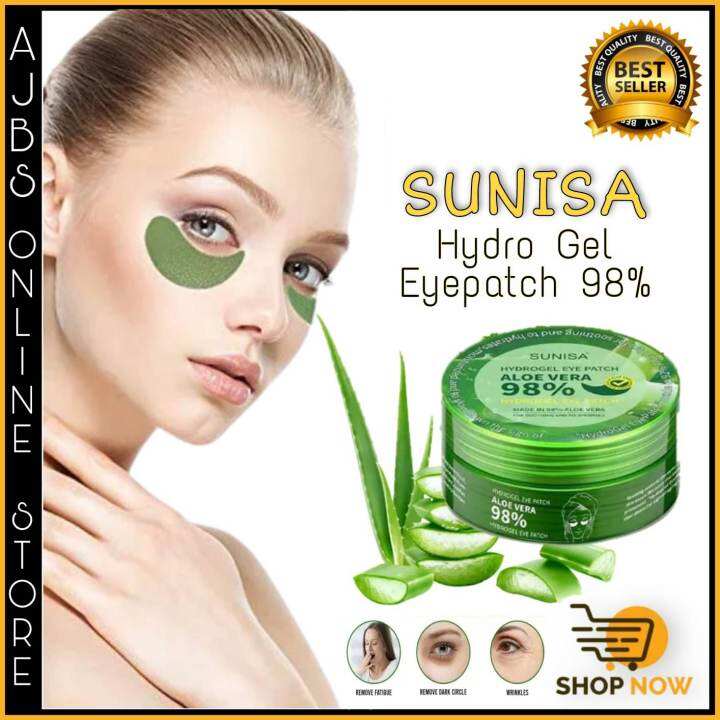 100 Effective TaNAKO Hydrogel eyepatch/SUNISA ALOE VERA 98 WITH