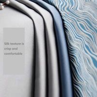 【CW】 2022 New CURTAIN for Room Bedroom Minimalist Luxury Shading Atmosphere Silk Curtains