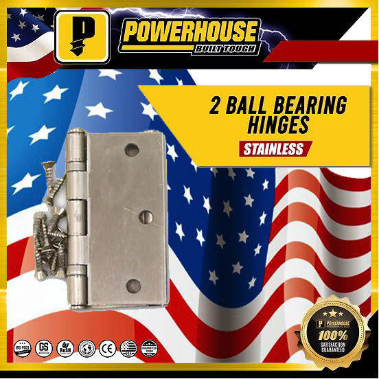 2 Ball Bearing Hinges Stainless Us32d Lazada Ph