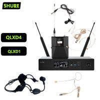 qlxd4/qlxd1 professional wireless microphone suit belt bag with head-mounted lavalier high-quality microphone is suitable for large-scale entertainment occasions such as speech performances