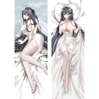 60x180 ซม. อะนิเมะ Azur Lane IJN Taiho ชุดแต่งงาน คอสเพลย์ Dakimakura กอดร่างกาย ปลอกหมอนญี่ปุ่น Otaku ปลอกหมอนอิง