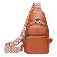 [กระเป๋าแฟชั่นร้อน688] Bolso Cruzado De Cuero PU Para Mujer Bandolera De Hombro Y Pecho Ligera Con Correa Ajable Mochila De Viaje