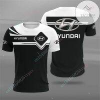 New Hyundai T-Shirts Casual Oversized T-Shirt Anime T Shirt For Men Harajuku Round Neck Short Sleeve 3D Printing Essentials Top