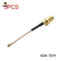 5pcs 5/15/20cm RG178 Extension Cable Straight SMA Jack Female Pin to uFL/u.FL/IPX/IPEX Connector Pigtail Cable