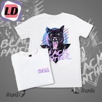 LD เสื้อยืด เสื้อยืดไซส์ใหญ่ M-6XL THE STREET  ลาย Black Phanther ผ้าคอตตอนแท้100%(สินค้าพร้อมส่ง