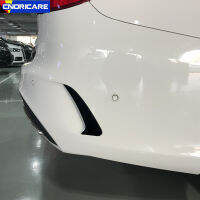 Car Styling Rear Bumper Spoiler Both Side Canard Decoration Cover Trim For Benz C Class Estate S205 C180 C200