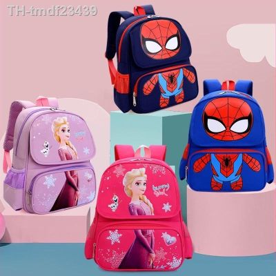 ☁☄ Mochila com o design congelado para crianças impermeável respirável grande capacidade jardim de infância homem-aranha