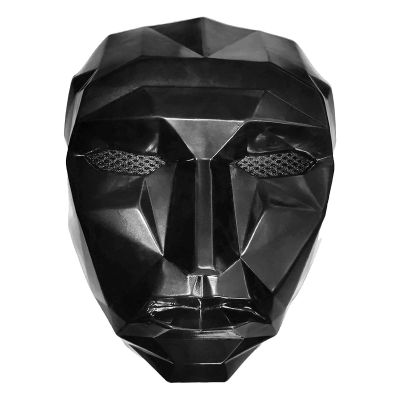 Masked Man Squid Game Mask  Cosplay Masquerade Accessories Props Black Face Masks mascherine Halloween Cosplay Mondmasker