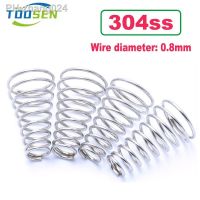 304 Stainless Steel Tower Spring Conical Compression Spring Pressure Spring Wire diameter: 0.8mm Height: 7-50mm