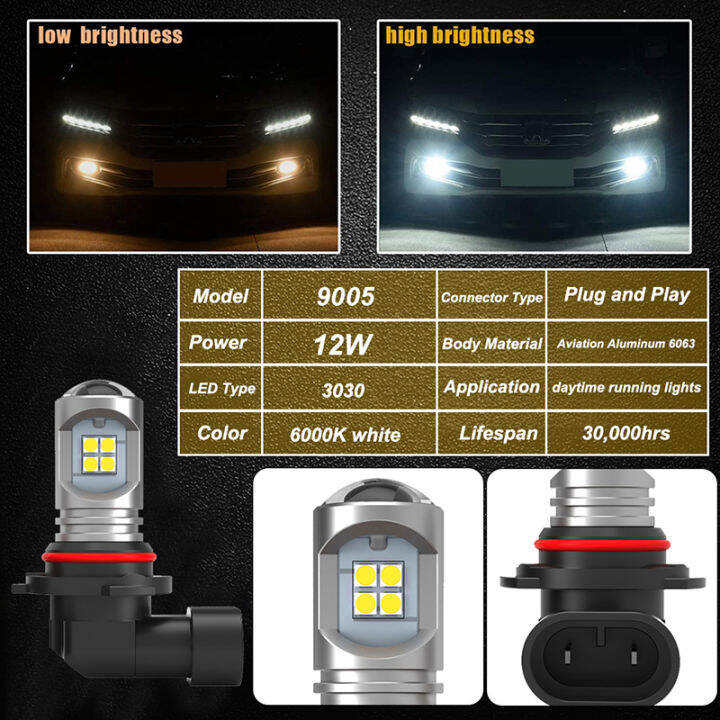 2ชิ้น-h11-9005-9006ข้อผิดพลาดฟรี-led-ไฟตัดหมอกหลอดไฟ12โวลต์รถ-drl-c-an-bus-แสงสำหรับ-benz-w203-w211-w204-h8-amg