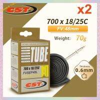 2ชิ้นยางในน้ำหนักเบาเป็นพิเศษจักรยาน CST 26/27.5/29/700c สำหรับยางจักรยานเสือหมอบ MTB ยางบิวทิลเกรดการแข่งขันยางภายใน