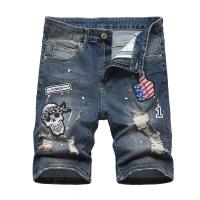 New Fashion Mens Ripped Short Jeans Brand Clothing Bermuda Summer Cotton Shorts Breathable Denim Streetwear Shorts Male