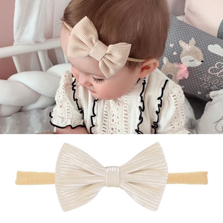 stimeing-7pcsset-baby-girl-headband-0-12months-lovely-elastic-nylon-bow-hairband-kids-children-hair-accessories