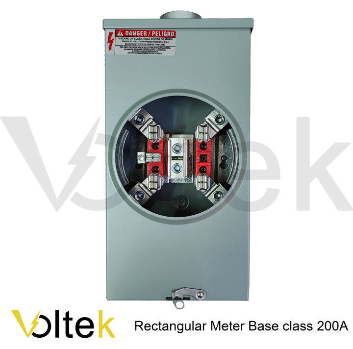 Rectangular Meter base Electric Meter base size 1 1/4", 1 1/2", 2" 200a