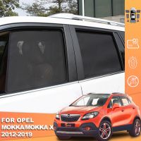 For Opel Vauxhall Mokka X 2012-2019 Magnetic Car Sunshade Shield Front Windshield Frame Curtain Rear Side Window Sun Shade Visor