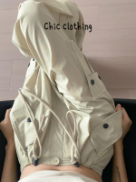 Chic Clothing กางเกงยีนส์ กางเกงขายาว กางเกงคาร์โก้ผู้หญิง เท่ แฟชั่น ล้ำสมัย ทันสมัย WFK2391A8S 39Z230925