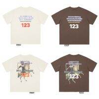 ใหม่ Rizeroi Rebis RRR123 Kanye West ผู้ชายผู้หญิงฤดูร้อน T เสื้อ Knight High Street คุณภาพสูงขนาดใหญ่แขนสั้น