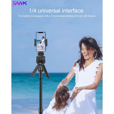 SANYK 360°AI Face Tracking Mobile Phone Live Broadcast PTZ Vlog Video Stabilizer Led Fill Light Microphone Selfie Stick Tripod
