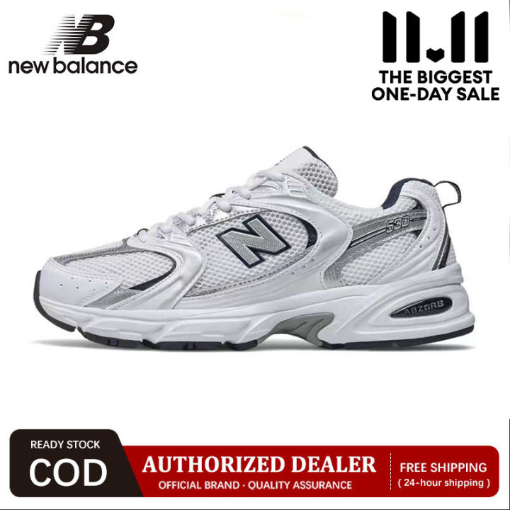 【100% Authentic】New Balance 530SG Silver White for men and women Sports ...