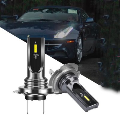 2 PCS Car LED Headlight CSP H7 LED Headlight Replace Xenon Hi/Low Kit Bulbs Beam 6000K 120W DC12-24V Canbus Error Free Car Light Bulbs  LEDs  HIDs