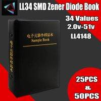 ○◊ LL34 SMD Zener Diode Book LL4148 1/2W 2v-510v 34Values Package Assorted Kit 0.5W Eries Sample Book Commonly Used Sample Kit