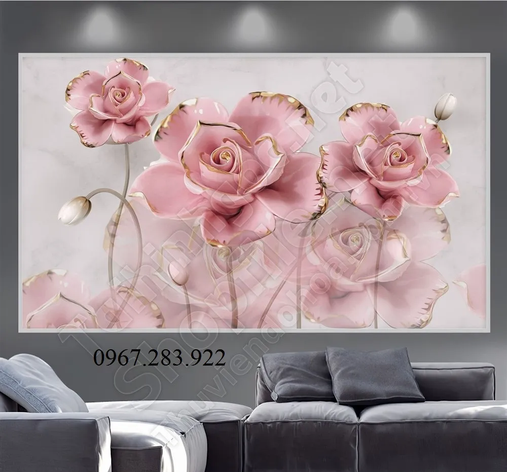 Tranh hoa hồng 3D: Chào mừng đến với thế giới tranh hoa hồng 3D! Hãy cùng khám phá loạt phác họa 3D tuyệt đẹp với họa tiết cực vítrú của các loài hoa hồng đầy màu sắc. Thưởng thức những chi tiết quyến rũ với tranh hoa hồng lớn và đẹp nhất hiện nay.