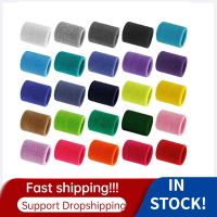 ：《》{“】= 8X8cm Wrist Sweatband Tennis Sport Wristband Volleyball Gym Wrist Brace Support Sweat Band Towel Bracelet Protector Wholesale