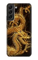 เคสมือถือ Samsung Galaxy S22 Plus ลายมังกรทอง Chinese Gold Dragon Printed Case For Samsung Galaxy S22 Plus