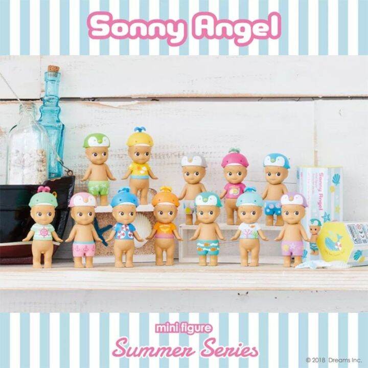 ตกแต่งภายใน-ชุด-sonny-angel-beach-ของตกแต่งภาพอนิเมะตุ๊กตาน่ารักของสะสม-caja-ciega