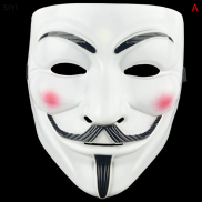 SIYI Gift Anonymous Vendetta Guy Fawkes Hacker Face Mask Adults Halloween