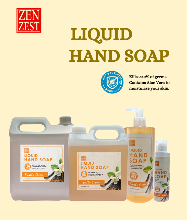 Zen Zest Liquid Hand Soap 4 Liters Lazada PH
