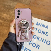 ปลอกอ่อนคลังสินค้าพร้อมสำหรับ OPPO Reno10 Pro Pro+ A78 4G 5G Phone Case เคสโทรศัพท์ TPU Cover มันวาวพร้อมฝาหลังเคสโทรศัพท์แบบตั้งได้การ์ตูนโดราเอมอน