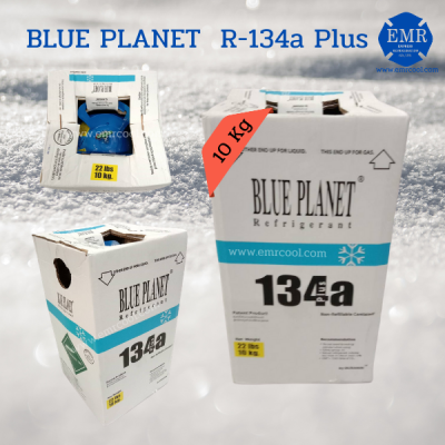 BLUE PLANET(บลู แพลนเน็ต) น้ำยาแอร์ R-134a PLUS (10 kg/ถัง)
