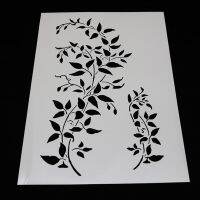 1pc Stencil Openwork Vine Painting Template DIY Scrapbooking Diary Coloring Embossing Decoration Phone Album Cake Mold Reusable Rulers  Stencils