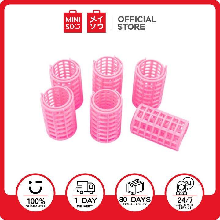 MINISO Medium Hair Roller Set Pack 6/8 Pcs Lazada PH