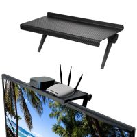 【CC】 Organizer Adjustable TV Top Shelf Rack Computer Desktop Display Router Storage Holder