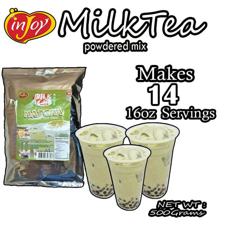 Injoy Milk Tea Matcha Flavor 500g Lazada PH