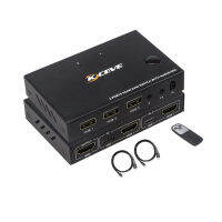 [ลดราคา] KVM Switcher พร้อมออดิโอ2-Port 2 In 1 Out Hdmi-ใช้งานร่วมกับอุปกรณ์จอแสดงผลสำหรับ Pc คอมพิวเตอร์เครื่องพิมพ์คีย์บอร์ดเมาส์