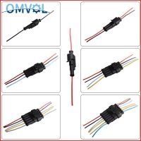 1Set 1/2/3/4/5/6 pins Way Sealed Waterproof Electrical Wire Connector Plug Set auto connectors with cable Electrical Connectors